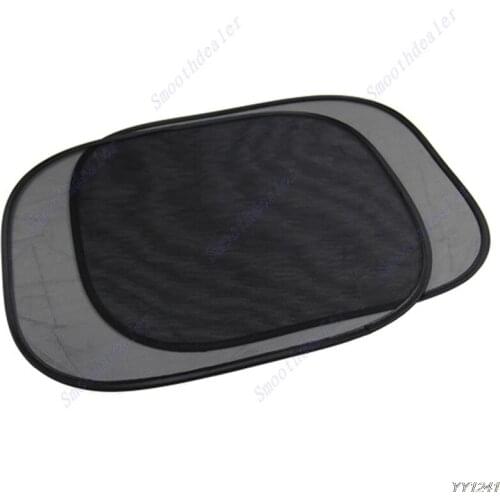 Car styling 2PCS NEW Car Window Sunshade Sun Shade Visor Side Mesh Cover Shield Sunscreen accessories