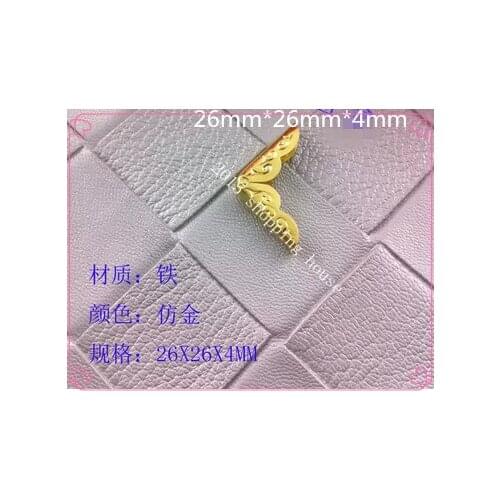 Notepad album stationery hardware wrapping angle iron angle metal corner menu 26MM*26MM*4MM