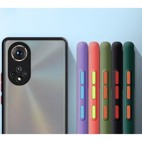 For Honor 50 Case Hard Matte Soft Bumper Shockproof Cover For Honor 50 SE Couqe Funda Matte Bumper Honor 50 Pro Shockproof Cover