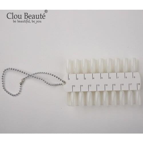 Clou Beaute 36 Color Gel Nail Polish Shelves Color Palette Card Manicure Fashion Double-side Nail Art Training Tools