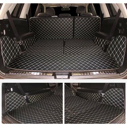 Top quality! Special car trunk mats for Mercedes Benz GL X164 7 seats 2011-2006 durable cargo liner mat boot carpets for GL 2009
