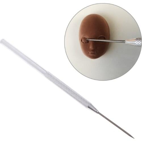 Set of 5pcs Silicone Rubber Shapers Polymer Clay Sculpting Modelling Tools