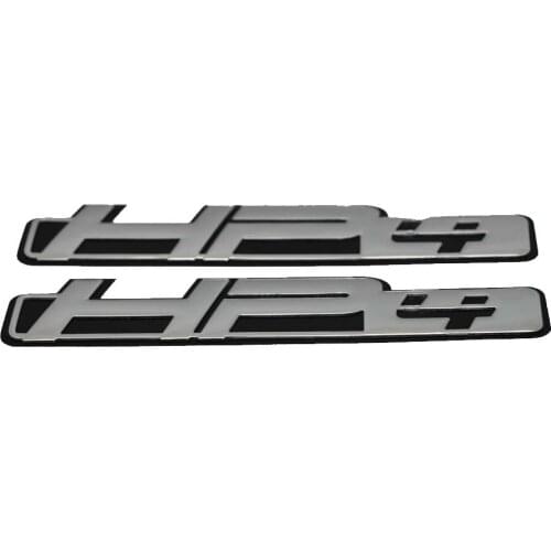 KODASKIN Motorcycle Emblem Sticker Chrome Sticker Decal for HP4 (S1000RR) Emblem 150*32mm