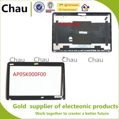 NewFor lenovo Thinkpad E531 E540 LCD Back Cover + LCD Front Bezel Assembly 04X5682 04X1118 04X1120 AP0SK000F00