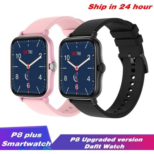 2021 New P8 Plus 1.69 inch Smart Watch Men IP67 Waterproof Heart Rate Monitor Activity Tracker Women Smartwatch GTS 2 GTS2