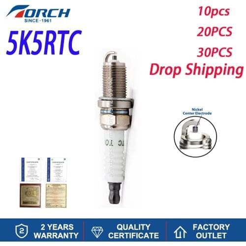 Original Spark Plug TORCH 5K5RTC Replacement NGK BCPR5ES Bosch Stk 7527 Champion RC14YC Denso Q16PR-U11 Drop Shipping
