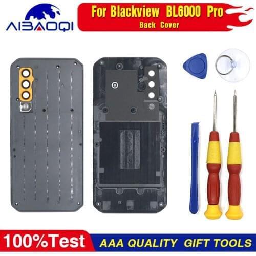 Original Battery Cover Back Housing Case + Battery Cover Adhesive For Blackview BL6000 Pro Phone