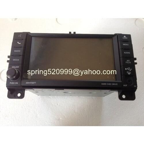 P05091332AC Chrysler Do&dge single DVD audio head unit with decode HDD Hard Disc Drive MP3 AUX Media car radio