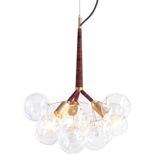 LED Bubble Pendant Lamp Clear Glass Pendant lamp Lights Home Decoration For dinning Room Bar Living Room Pendant Lighting PA0134