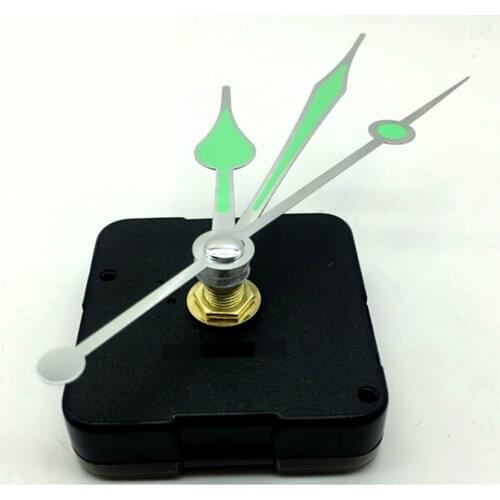 Luminous Silent Quartz Wall Clock Spindle Movement Mechanism Part DIY Repair replacement Fluorescent needles