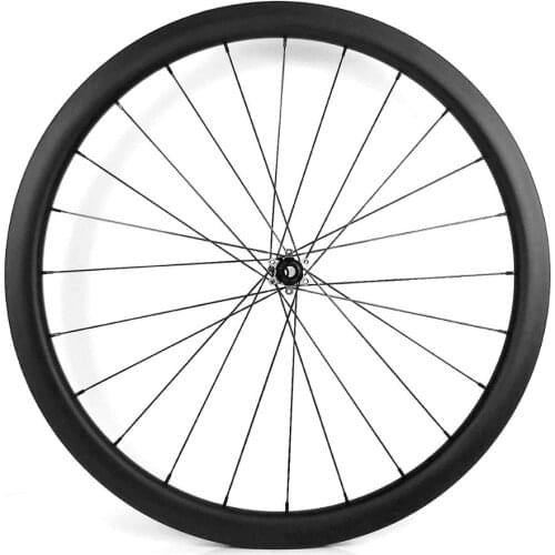 700C 38mm depth road bike disc brake carbon wheels 25mm width Clincher/tubular/tubeless carbon wheelset with Novatec hub