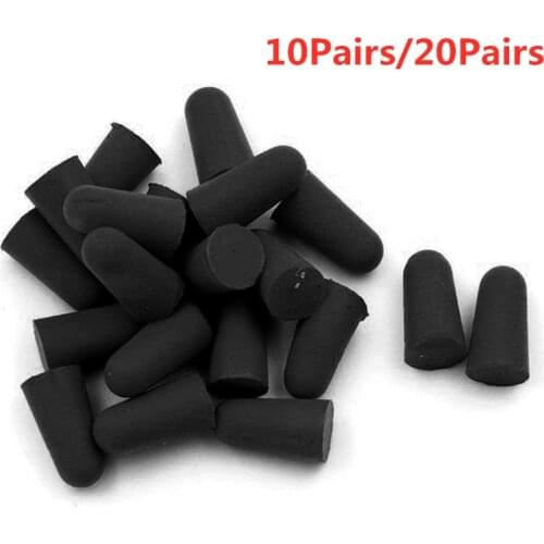 10/20Pairs Soft Foam Ear Plugs Sleep Noise Prevention Earplugs Travel Sleeping Noise Reduction Hearing Protection Health Care