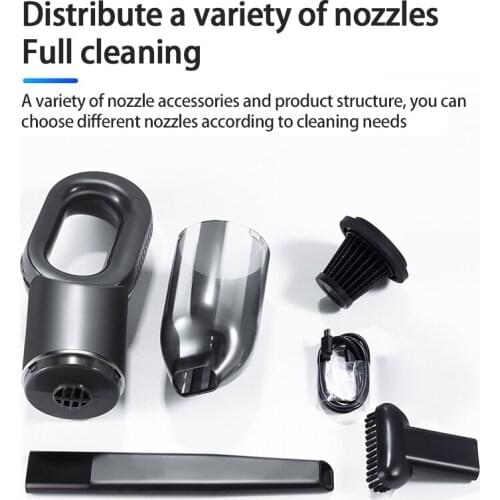 1PC Portable handheld vacuum cleaner car home dual-use mini vacuum cleaner wireless car vacuum cleaner small home Cleaning Tools