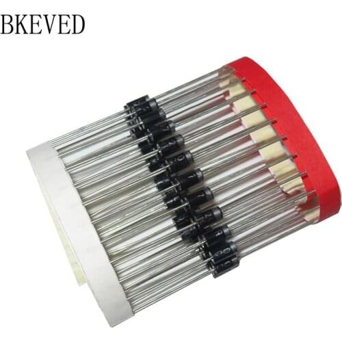 100pcs Rectifier Diode 2A 1000V DO-15 RL207