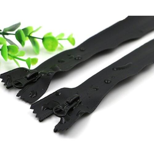 5Pcs No.5# Muti-Size Open End Waterproof Zipper Plastic Nylon Zippers For DIY Sewing Bag Garment Decoration Accessories Supplies