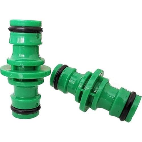 5Pcs Garden Plastic Quick Connector 1/2'' Garden Hose Fittings Pipe Connector Homebrew Water Tube 2 Way Hose Repair Coupling