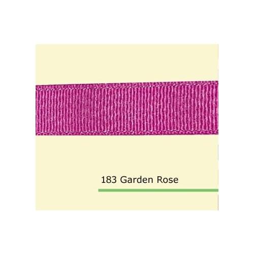 7/8" inch (22mm) wholesale silver glitter Garden Rose grosgrain ribbon