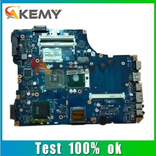 AKEMY Laptop Motherboard For Toshiba Satellite L500 L550 GM45 DDR2 K000080430 KSWAA LA-4981P Main board Free cpu full tested