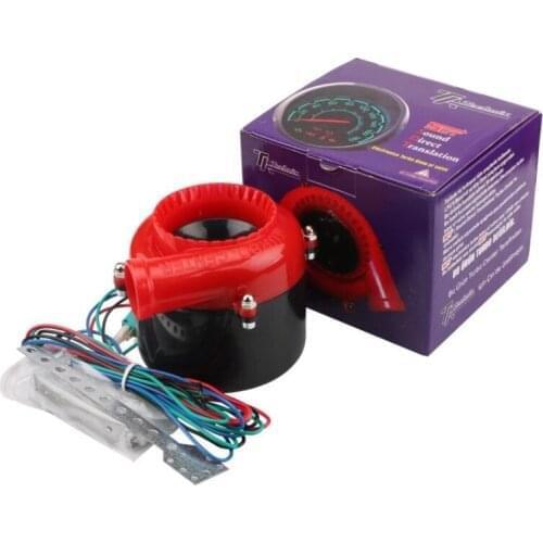 Car Fake Dump Electronic Turbo Blow Off Hooter Valve Universal Analog Sound BOV Electronic Relief Valve Vehicle Turbo Accessory