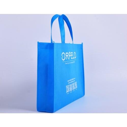 Non Woven Bag Printing Personalized Promotional Shopping Bags Branded Grocery Bags Reusable Compact Tote Bags with Logo Eco