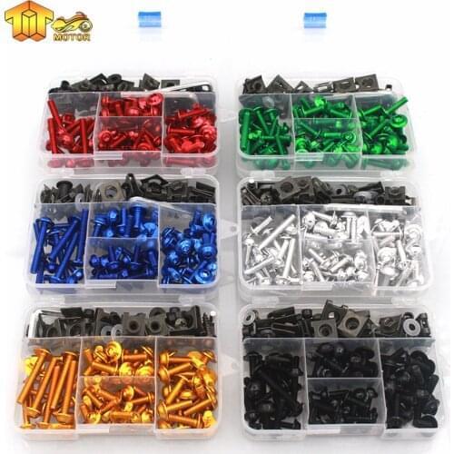 For Yamaha TDM 850 900/A TMAX 500/530 SX/DX SRV250 SRX 400 600 TDR250 Motorcycle Fairing Body Bolts Kit Fastener Clips Screw Nut