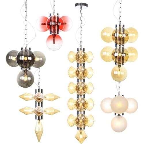 Europe modern simple personality generous restaurant dining room coffee shop clothing shop bar box lamp chandelier