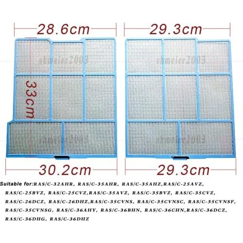 1set Air conditioning filter suiltable for HITACHI RAS-35AHR, 36AHY, 32AHR, 35AVZ, 26, 36DHZ