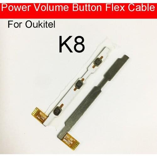 Power on/off+Volume Button Flex Cable For Oukitel K8 Power Volume Switch Flex Ribbon FPC For Oukitel K8 MT6750T Octa Core