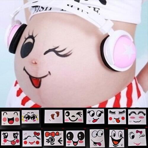 JETTING For Pregnant Women Temporary Tattoo Therapy Maternity Photo Props Pregnancy Photographs Belly Painting Photo Stickers