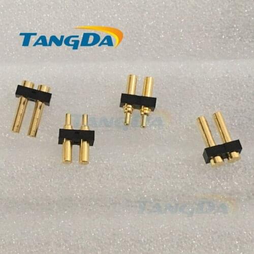 Pogo pin connector 2pin male connector female seat spring thimble connector large current solder connector Free Shipping A