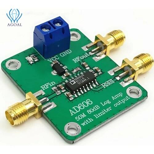 AD606 Module Logarithmic Detector 80dB Demodulation Logarithmic Amplifier Adjustable Limiting Output Module