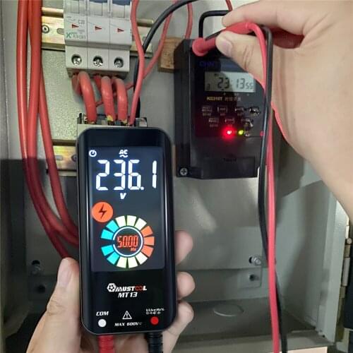 MUSTOOL MT13 Smart Multimeter Digital 9999 Counts True RMS Multimeter Built-in Rechargeable Lithium Battery Voltage Tester