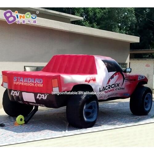 ADVERTISING TYPE 8m inflatable SUV model customized pattern printed racing truck car decoration toy