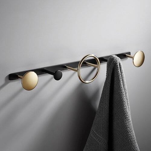 Row Hooks Door Wall Hanging Stainless Steel Clothes Coat Towel Rack Hangers Hook Kitchen Storage Tools Bathroom Storage Holder