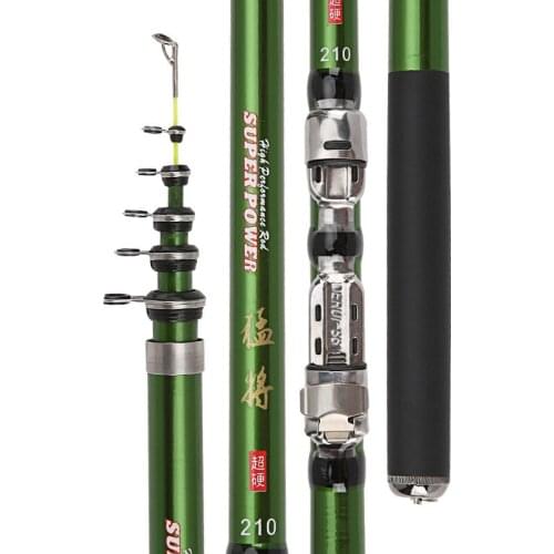 2020 The Latest Design Fishing Rod Ceramics Guided Ring Portable Telescopic Lightweight Fishing Rods Hot Sale
