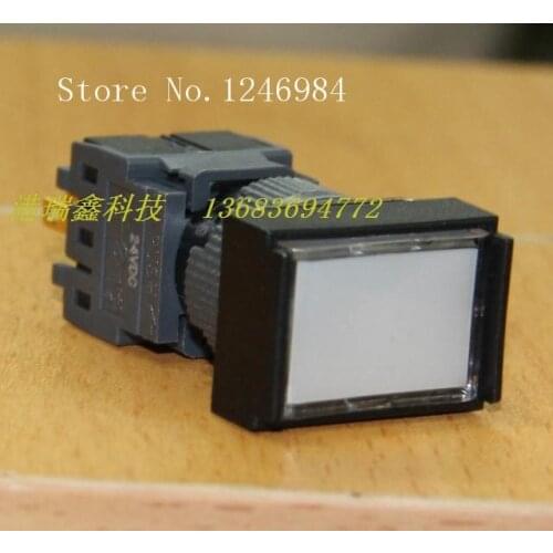 [SA]M16 Jinhong single way normally open and normally closed rectangular illuminated pushbutton switch with lock button switch