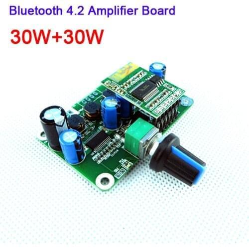 TPA3110 Bluetooth 4.2 Power Amplifier Board 30W+30W Receiver Audio stereo class D Digital AMP Module 12V 24V CAR