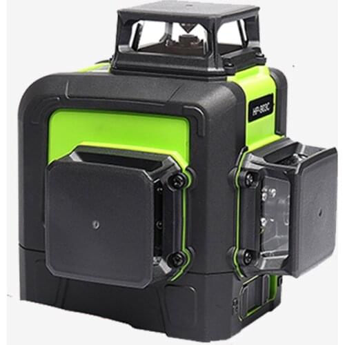 Huepar 903CR 12 Lines 3D Cross Line Laser Level Self-Leveling 360degree Vertical & Horizontal Cross lRed Laser Beam Line