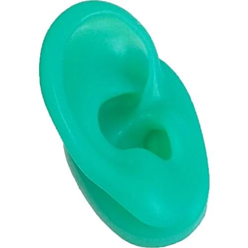 Silicone ear model soft human size jewelry display cosplay tool hearing aid display