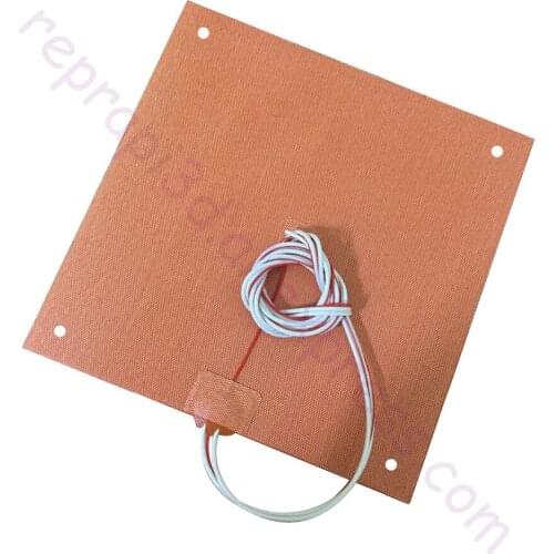 USA Material! CR10 S4 Silicone Heater Pad 400x400mm for Creality CR-10 S4 3D Printer Bed w/ Holes, Adhesive Backing, Thermistor