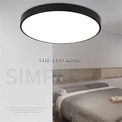 LED Ceiling Light Lamp Modern Lighting Fixture Bedroom Kitchen Foyer Simple Surface Mount Flush Panel Living Room Remote Control