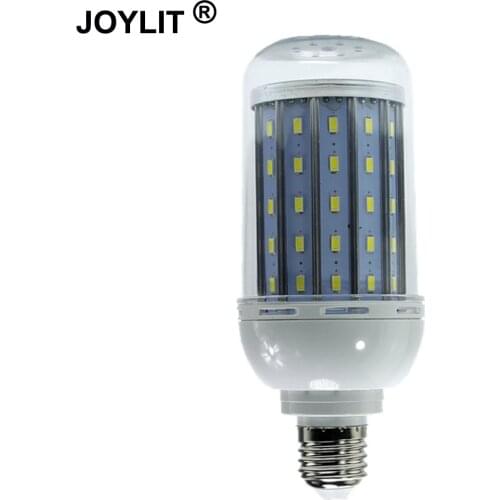 10pcs DC12V AC24V 36V 220V dust cover 7w 10w 15w 20W E27 smd 5730 led corn bulbs light warm/cool white with aluminum shell