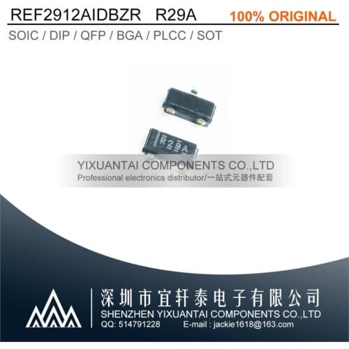10pcs/lot 50pcs/lot 100psc/lot Free shipping original REF2912AIDBZR REF2912 R29A SOT23-3