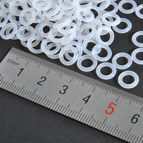 120Pcs High Elastic Silicone Rubber O-Ring Switch Dampeners White For Mechanical Keyboard Cherry MX Diy Craft Accessories
