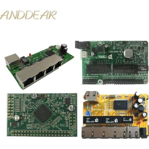 5-port Gigabit switch module is widely used in LED line 5 port 10/100/1000 m contact port mini switch module PCBA Motherboard