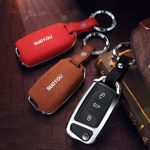 Car-Styling Key Cover Case For Skoda Kodiaq Rapid Octavia 1 2 A5 A7 Superb A7 Yeti For Volkswagen VW Golf 7 GTI MK7 Tiguan