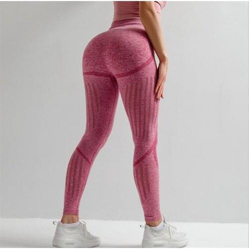 Seamless Yoga Pants Stretchy High Waist Compression Tights Sports Pants Push Up Running Women Gym Fitness Leggings