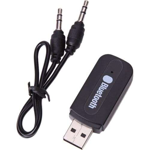 Mini Bluetooth Audio Receiver Adapter Wireless Music A2DP Dongle with 3.5mm jack AUX transmitter USB charging Music Receiver
