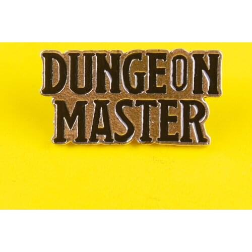 Pin For Backpack Dungeon Master Enamel Pins Kwii Badge On Clothes Anime Icons Stripe Set Metal Badges Paired Jewelry