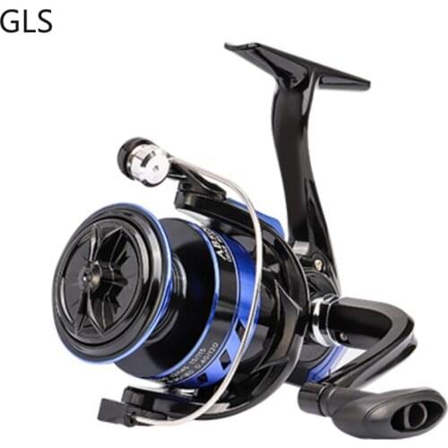 GLS 2021 New Saltwater/Freshwater Spinning Wheel Ultra Light Strong Folding Rocker 5.2:1/4.7:1 Gear Ratio Fishing Coil